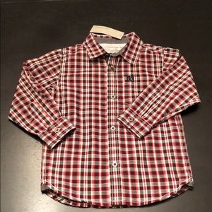 Calvin Klein Jeans button down shirt. Boys 4T. NWT